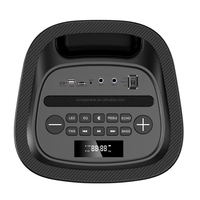 YL-816 Système de sonorisation 5.1 pour fêtes 50-100W TWS avec éclairage RGB, système de karaoké, deux microphones sans fil, télécommande