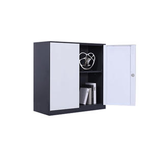 Tủ Hồ Sơ Cửa Kim Loại Có Hai Ngăn Kéo Giữa Tủ Hồ Sơ Kim Loại Nội Thất Văn Phòng Bằng Thép - Product Image 4