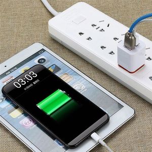 Custom Logo Power <b>Adapter</b> 5V 2.1A US Plug <b>Charging</b> Cube Block Dual Usb Cell Phone Charger - Product Image 5