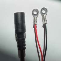 DC 5525 5.5*2.1mm prise mâle d'alimentation Jack ou prise connecteur femelle à l'assemblage de câble à extrémité ouverte en queue de cochon