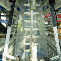 Machine à souffler des films plastiques LDPE HDPE, machine automatique de soufflage de films pour l'emballage de sacs en plastique