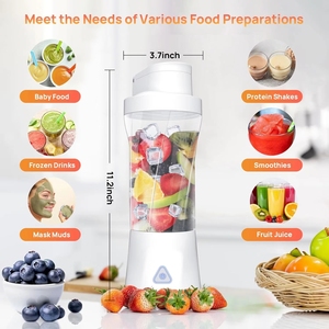 Vendita calda rompighiaccio frullatore elettrico Frozen spremiagrumi & Smoothie Maker con USB ricaricabile bottiglia a tenuta stagna per viaggi in palestra - Product Image 4