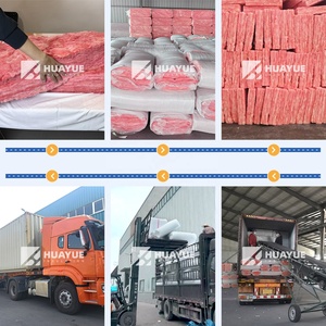 Canadá R8 R12 R14 R20 R22 R24 ASTM Ignífugo Kraft Frente de lana de vidrio Batt Aislamiento residencial Pared Techo <span class=keywords><strong>Crawlspace</strong></span> - Product Image 6