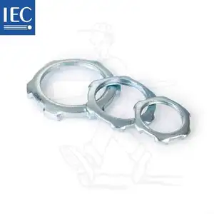 IEC 61386 Tuerca Galvanizado 20mm-110mm Contraporca de aço