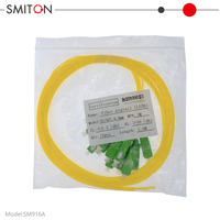 Pigtail de fibre optique monomode simple SC/APC de longueur personnalisée 0,9 mm