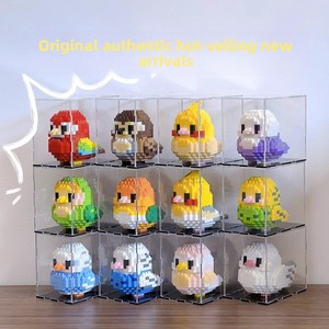 Compatible con el <span class=keywords><strong>modelo</strong></span> original Bird King Cockatiel, adornos para niños, juguete educativo de montaje, bloques de construcción, <span class=keywords><strong>modelo</strong></span> de plástico - Product Image 3