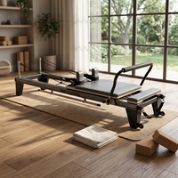 Machine de Pilates Reformer Commerciale en Aluminium pour Studio et Salle de Sport avec Barre de Pied Coulissante Infinity – Ensemble Pilates pour Femmes
