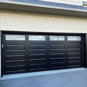 Porte de garage à vente chaude 9x8 8x7 en alliage d'aluminium isolé, télécommande personnalisée, porte automatique à segment vertical relevable - Product Image 1