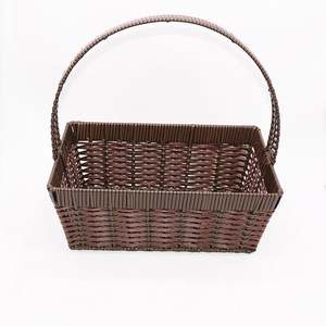 Cesta de Almacenamiento Multifuncional Tejida a Mano de Ratán PP Ecológica al por Mayor - Product Image 4