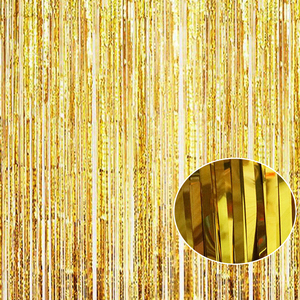Rideaux à franges en feuille de <span class=keywords><strong>plastique</strong></span> de taille personnalisée pour les décorations de fête Graduation Thanksgiving Noël Pâques - Product Image 2