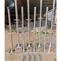 Poste de Apuntalamiento Ajustable de Acero Galvanizado de Alta Resistencia Industrial para Encofrados y Andamios de Hormigón