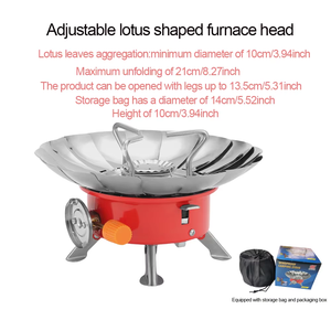 Outdoor Gas Klein Vierkant Fornuis Draagbare Outdoor Opvouwbare <span class=keywords><strong>Camping</strong></span> Gas Kaart <span class=keywords><strong>Lotus</strong></span> Kachel Kop Klein Vierkant Fornuis - Product Image 6