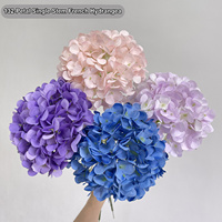 Fleurs d'hortensia artificielles HGA sur mesure en soie, branches florales pour la décoration de réceptions de mariage, dîners et fêtes