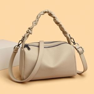 Bolso de Hombro de PU con Patrón Geométrico Vintage para Mujer, con Cierre de Cremallera y Forro de Poliéster, Modelo 288 - Para Todas las Temporadas - Product Image 6