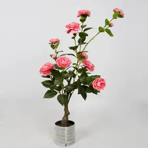 Künstliche Rosen blumentopf pflanze des chinesischen Lieferanten für Dekorations hochzeit