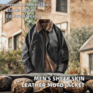 เสื้อแจ็คเก็ตหนังแกะ PU สำหรับผู้ชาย สไตล์แฟชั่นแนวสตรีท กันลม เหมาะสำหรับฤดูใบไม้ร่วงและฤดูหนาว สไตล์ลำลองสำหรับธุรกิจ ซิปหน้า - Product Image 2