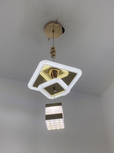 Usine <span class=keywords><strong>pas</strong></span> <span class=keywords><strong>cher</strong></span> prix éclairage décoratif chambre intérieure <span class=keywords><strong>cuisine</strong></span> restaurant or hôtel de luxe LED lustre suspension - Product Image 4