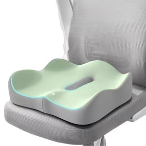 Cojín Ergonómico de Espuma Viscoelástica <span class=keywords><strong>para</strong></span> Asiento, Alivia el Dolor de <span class=keywords><strong>Espalda</strong></span>, Ciática, Coxis, Osteoartritis y Prostata, Transpirable, Superventas - Product Image 1