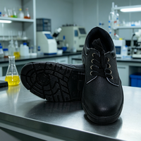 Bottes de travail en cuir unisexe résistantes aux hautes températures et antistatiques pour l'usine, la cuisine et l'électricité