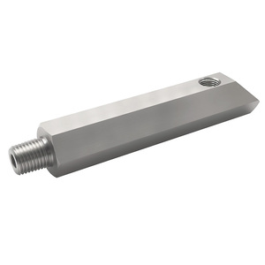 Adaptateur de port d'huile haute pression SS304 pour jauge de niveau d'huile de course automobile, avec rallonge de séparateur de <span class=keywords><strong>circuit</strong></span> double, compatible Ford <span class=keywords><strong>Mustang</strong></span> 302 351C V8 - Product Image 4
