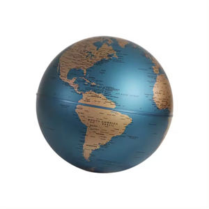 Globe terrestre rotatif de bureau, <span class=keywords><strong>carte</strong></span> du <span class=keywords><strong>monde</strong></span> géographique, bleu ciel, 8 pouces, base en métal, globe éducatif, décoration de table de bureau - Product Image 5