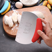 Coupe-pâte à pâtisserie avec poignée, en acier inoxydable, multi-usages, grattoir avec poignée à poignée, outils de cuisson de cuisine, 20 pièces