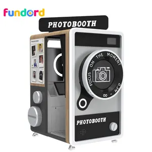Stand Smart Id Self Service Touchscreen Digitale Instant Photo Booth Automaat Kiosk Met Printer Foto 'S En Camera