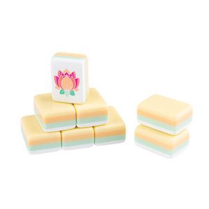 <span class=keywords><strong>La</strong></span> Fête rose, ensemble de mahjong américain à 4 couches, 160 pièces, luxe, <span class=keywords><strong>Oh</strong></span> My Mahjong, ensemble complet de tuiles, cadeau de festival - Product Image 1