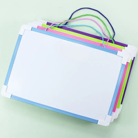 Tableau blanc effaçable Tableau d'écriture mobile de bureau portable Notes pédagogiques magnétiques pour enfants Tableau noir Mini babillard