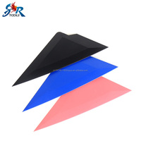 Spatule triangulaire en PP fin pour film de protection automobile, outil de pose et de scellement des bords, double usage