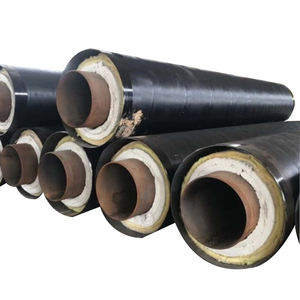 Chaqueta HDPE (polietileno de alta densidad) Tubo aislado de alta temperatura Tubo API de aceite de taladro aislado de poliuretano estándar ASTM - Product Image 1