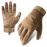 Gants tactiques pour hommes à doigts entiers Z187 - Essentiels pour la conduite hivernale, les sports de plein air, écran tactile, protection anti-coupure, cuir tendance