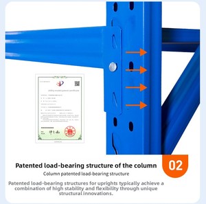 ชั้นวางของเหล็กแบบมีร่อง ราคาคุ้มค่า ประหยัดพื้นที่ ทนสนิม รับน้ำหนักเบา - Product Image 3