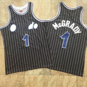 Maillot de basket-ball pour hommes de haute qualité Factory Direct Hot Selling Magic No. 1 McGrady Jersey Plus Size Printed Technics - Product Image 1