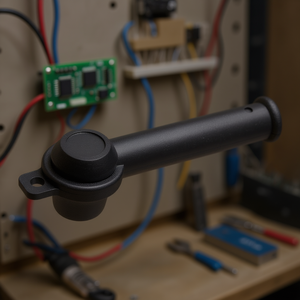 Conector B 2847 de Plástico Negro, Terminal de Ángulo Recto para Aplicaciones de Cableado Eléctrico - Product Image 3