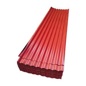 कारखाने विभिन्न जस्ता लाल छत नालीदार स्टील शीट पीगी रंग लेपित छत शीट - Product Image 1