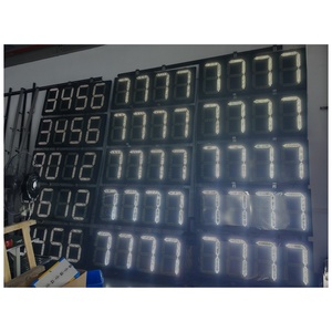 18inch 8888 trắng màn hình hiển thị LED trực tiếp nhà máy cho LED gas Giá thay đổi trạm xăng Đăng - Product Image 5
