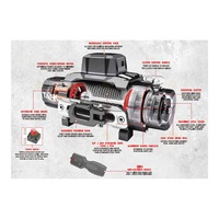 NOUVEAU produit de HAUTE QUALITÉ ODM 9072kgs 20000lbs Car Boat an Chor Motor for 4x4 Electric Winch 12v