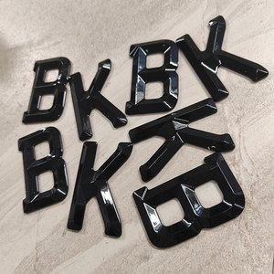 All'ingrosso 3D 4D Uk <span class=keywords><strong>Font</strong></span> smussato Abs in rilievo lettere per targa auto - Product Image 4