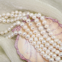 Perles d'eau douce naturelles authentiques de qualité AAAAA, haute brillance et rondes, collection de bijoux polyvalente, colliers et boucles d'oreilles