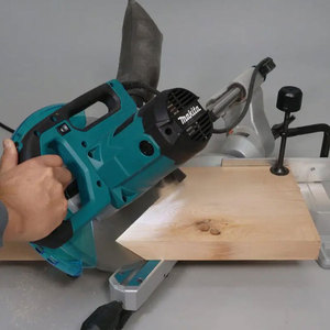 Makita Sliding Compound Miter Saw 110V Professional <b>Wood</b> <b>Cutting</b> <b>Tool</b> - Product Image 2