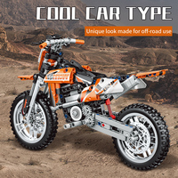 Kit de construction de moto technique Woma Toys, modèle de moto, jouet de construction pour adolescents (C0917)