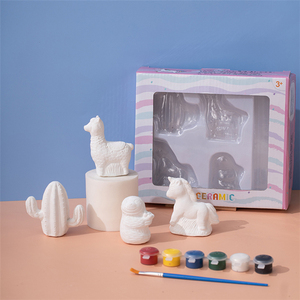 Thiết kế sáng tạo Gốm Sealife Set đồ chơi trẻ em trẻ em DIY vẽ màu sơn kit đồ chơi - Product Image 5
