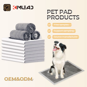 Kimlead-Tampon à urine pour animaux de compagnie jetable, imprimé OEM, charbon de bambou, à séchage rapide, pour le dressage des animaux de compagnie - Product Image 1