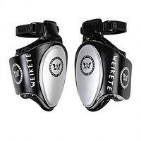 Victor Protège-jambes épaissis pour la taille et les jambes, Équipement de protection Muay Thai, Kickboxing, Sanda, Cibles pour coup de jambe latéral, Coup de jambe en bas, Sparring, Boxe