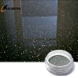 Kolortek gümüş holografik Glitter boya kristal katkı maddesi için Glitters akrilik, lateks, emülsiyon