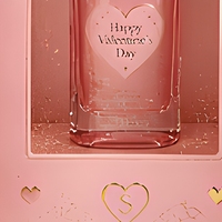 Boîte cadeau cosmétique Saint-Valentin, boîte à tiroirs, boîte en papier rose en forme de cœur pour les cosmétiques, petits cadeaux