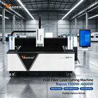 Machine de découpe laser à fibre CNC 1530 pour la fabrication de tôles métalliques