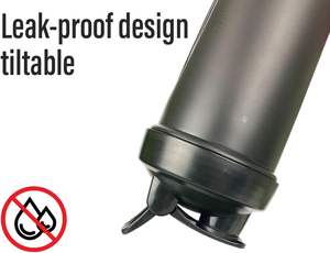 Custom Logo 400/600Ml Bpa Free Water <b>Bottle</b> <b>Protein</b> Shaker Plastic Water <b>Bottles</b> With Lids and Shake Ball - Product Image 4