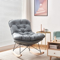 Vente chaude chaises longues modernes salon paresseux chaises berçantes balcon sieste canapés chaises